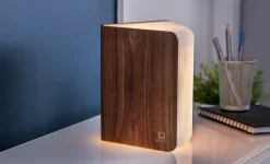Kirjavalo Gingko Smart Book Light Large, pähkinäpuu