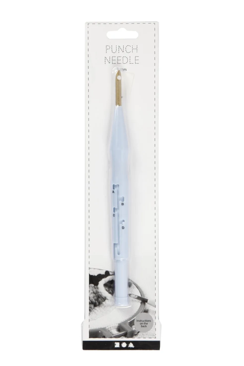 Kirjontaneula 19 cm Punch needle