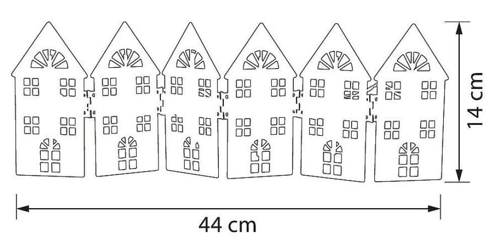 Koristetalo Selesa Airam 14 cm, valkoinen