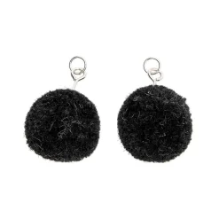 Suomalainen.com Korutarvike pompons 2 kpl musta Rico Design* Muut Askartelutarvikkeet|Askartelu
