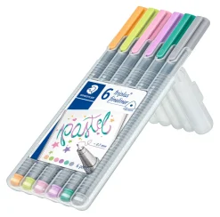 Staedtler Kuitukärkikynä 6 kpl triplus pastellivärit* Kirjoitus- Ja Muistiinpanovälineet|Tuunaa Kalenterisi
