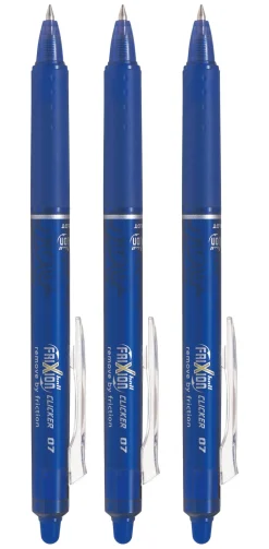 Kuulakynä 3 kpl Pilot Frixion Clicker 0.7 sininen