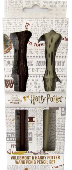 Akowest Kuulakynä ja lyijykynä taikasauva Harry Potter Voldemort & Harry* Kirjoitus- Ja Muistiinpanovälineet|Opiskelutarvikkeet