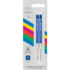 Newell Brands Kuulakynäsäiliö 2kpl Parker Ballpoint F sininen* Kirjoitus- Ja Muistiinpanovälineet|Opiskelutarvikkeet