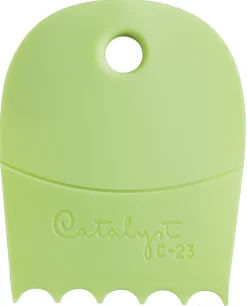 Suomalainen.com Kuviointikampa No 23 vihreä Princeton Contour* Siveltimet|Akryylimaalaus