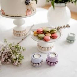 Aarikka Kynttilänjalka Prinsessa vaaleansinen* Lahjatavarat|Juhlatarvikkeet