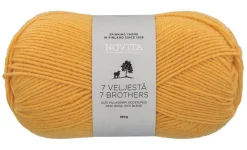 Novita Oy Lanka Novita 7 Veljestä 100g 268 auringonkukka* Askartelu|Novita Langat Ja Käsityötarvikkeet