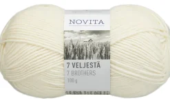 Lanka Novita 7 Veljestä 100g luonnonvalkoinen