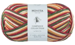 Novita Oy Lanka Novita 7 Veljestä Raita 100 g 976 joulukaari* Novita Langat Ja Käsityötarvikkeet|Neulominen Ja Virkkaus