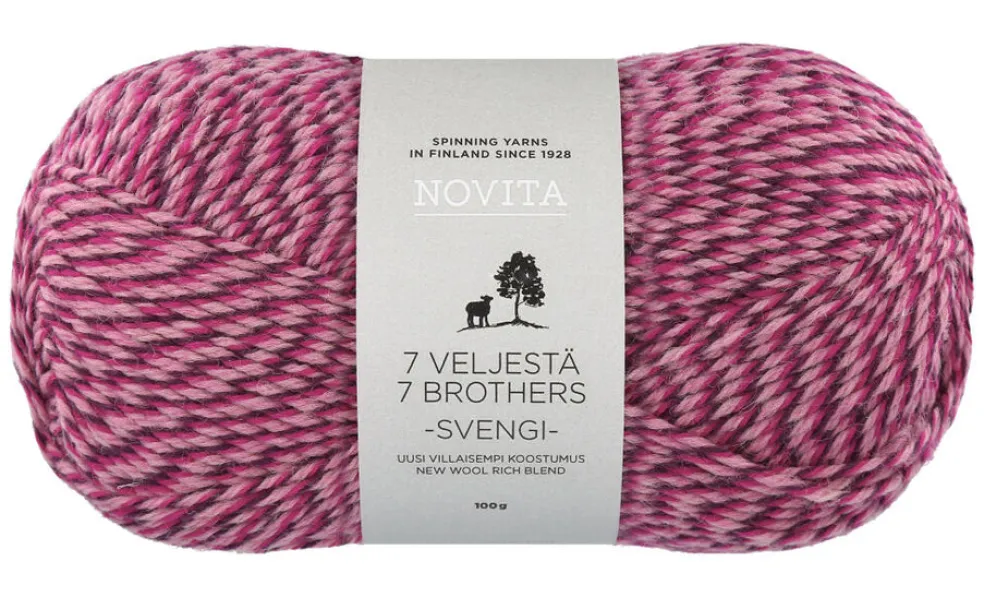 Lanka Novita 7 Veljestä Svengi 100g 8131 mehujää