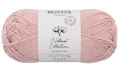 Novita Lanka Cotton Feel 50 g 529 ruusukvartsi* Virkkauskirjat|Virkkauskirjat
