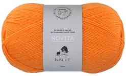 Novita Oy Lanka Novita Nalle 100g 264 papaija.* Askartelu|Novita Langat Ja Käsityötarvikkeet