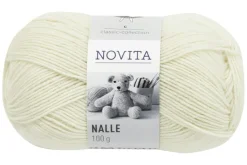 Novita Lanka Nalle 100g Luonnonvalkoinen 010* Novita Langat Ja Käsityötarvikkeet|Neulominen Ja Virkkaus