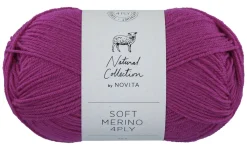 Novita Oy Lanka Novita Soft Merino 4 PLY 50 g 780 neilikka* Askartelu|Novita Langat Ja Käsityötarvikkeet
