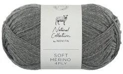 Novita Oy Lanka Novita Soft Merino 4PLY 50 g 043 kivi* Askartelu|Novita Langat Ja Käsityötarvikkeet