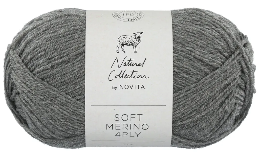 Novita Oy Lanka Novita Soft Merino 4PLY 50 g 043 kivi* Askartelu|Novita Langat Ja Käsityötarvikkeet