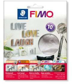 Staedtler Lehtimetalli 10 arkkia hopeanvärinen Fimo* Askartelu