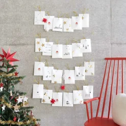 Leimasinsetti kynttilä Merry Christmas Rico Design