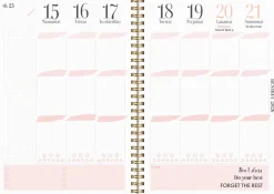 Burde Life Planner Pink 2025-2026 (lukuvuosikalenteri)* Kalenterit|Opiskelutarvikkeet
