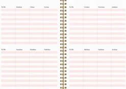 Burde Life Planner Pink 2025-2026 (lukuvuosikalenteri)* Kalenterit|Opiskelutarvikkeet