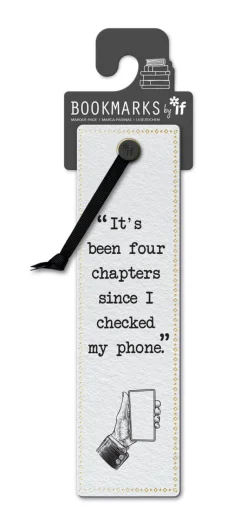 THAT COMPANY CALLED IF Literary Bookmarks - Checked My Phone* Kirjan Ystävä -Kirjatuotteet