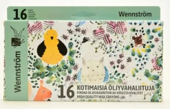 A. Wennström Oy Öljyvahaliitu 16 kpl Wennström* Lasten Askartelu Ja Piirustus