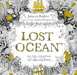 Ebury Publishing Lost Ocean* Aikuisten Värityskirjat Ja Värikynät