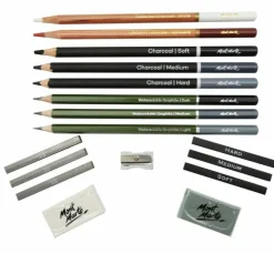 Luonnostelusetti Sketch & Draw 17 osaa Mont Marte