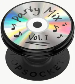 PopSockets LLC Älypuhelimen pidike Backspin Party Mix CD PopSocket* Puhelintarvikkeet|Puhelintarvikkeet