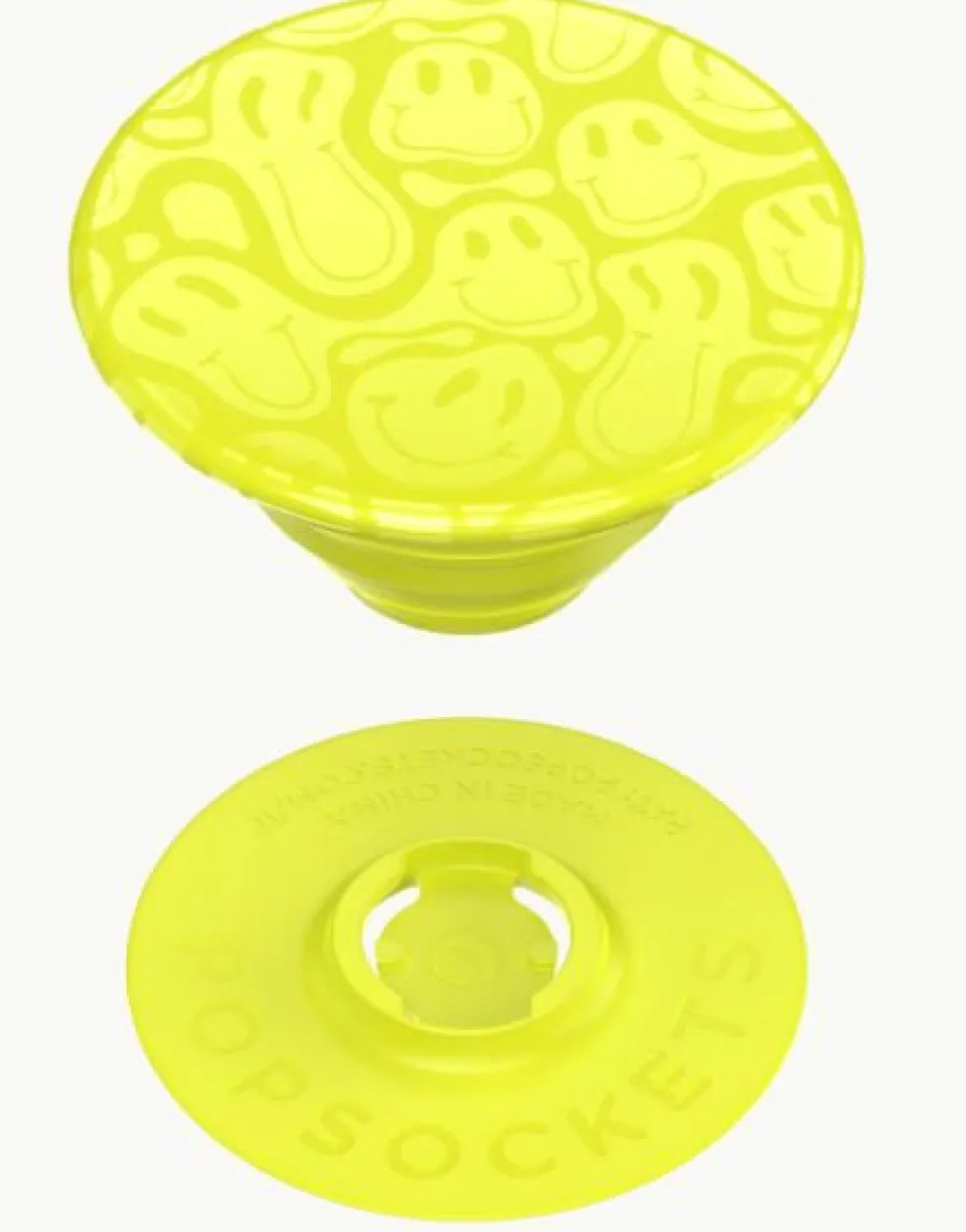 Älypuhelimen pidike Neon Smiley Melt PopSocket