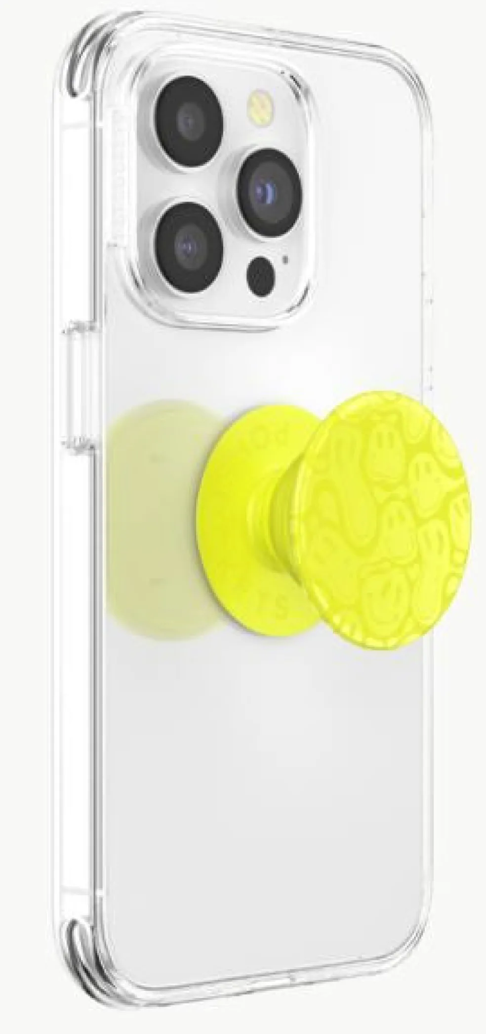 Älypuhelimen pidike Neon Smiley Melt PopSocket