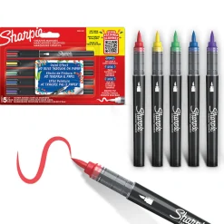 Newell Brands Maalikynä sivellinkärjellä 5 kpl Sharpie* Lahjaideat Kaverisynttäreille|Askartelu
