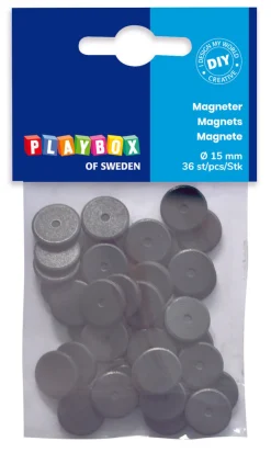 Suomalainen.com Magneettinapit 36kpl 15mm* Muut Askartelutarvikkeet|Askartelu