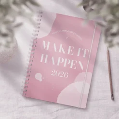 Burde Make It Happen roosa 2026* Kalenterit