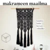 Kustannus-Mäkelä Makrameen maailma* Harrastekirjat|Makramee