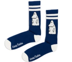 Miesten Sukat Retro mörkö sininen NordicBuddies