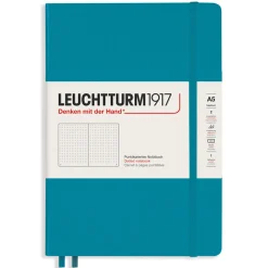 Leuchtturm1917 Muistikirja A5 Hard Dotted Ocean, kovakantinen pistesivut* Opiskelutarvikkeet|Leuchtturm1917 -Muistikirjat