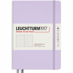 Leuchtturm1917 Muistikirja A5 Hard Dotted Lilac, kovakantinen pistesivut* Opiskelutarvikkeet|Leuchtturm1917 -Muistikirjat