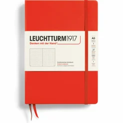 Concess Nordic Ab Muistikirja A5 Leuchtturm1917 Hard Dotted Lobster, kovakantinen pistesivut* Leuchtturm1917 -Muistikirjat