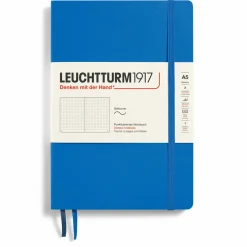 Concess Nordic Ab Muistikirja A5 Leuchtturm1917 Soft Dotted Sky, pehmeäkantinen pistesivut* Leuchtturm1917 -Muistikirjat