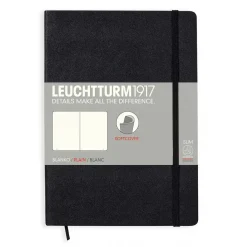 Suomalainen.com Muistikirja A5/121 sivua Leuchtturm1917 Plain Soft Black, tyhjät sivut* Opiskelutarvikkeet|Leuchtturm1917 -Muistikirjat