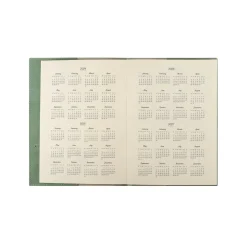 Victoria Paper Products Ltd. Muistikirja nappikiinnityksellä, vihreä Victorias journals* Päiväkirjat Ja Ystäväkirjat