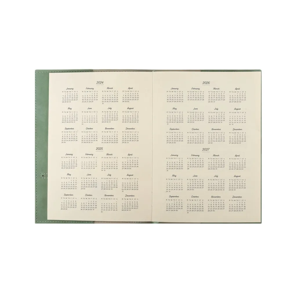 Victoria Paper Products Ltd. Muistikirja nappikiinnityksellä, vihreä Victorias journals* Päiväkirjat Ja Ystäväkirjat