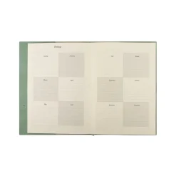 Victoria Paper Products Ltd. Muistikirja nappikiinnityksellä, vihreä Victorias journals* Päiväkirjat Ja Ystäväkirjat