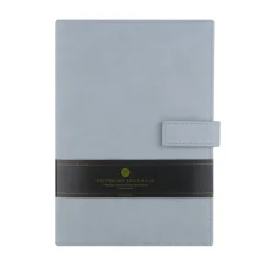 Victoria Paper Products Ltd. Muistikirja nappikiinnityksellä, sininen Victorias journals* Päiväkirjat Ja Ystäväkirjat