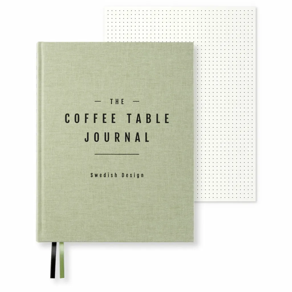 Concess Nordic AB Muistikirja Paperstyle Coffee Table khaki vihreä* Päiväkirjat Ja Ystäväkirjat
