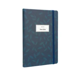 Muistikirja Victorias Journals 14x20cm/192s pistesivut, kovakantinen siniset lehdet