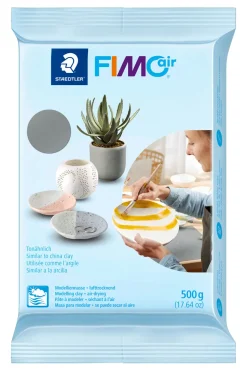 Muovailumassa 500 g FIMOair harmaa