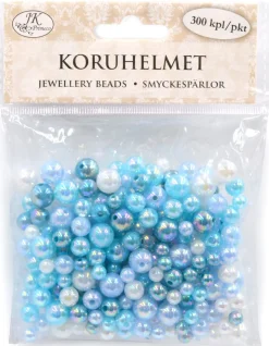 Muovihelmet 300kpl erikokoisia sininen