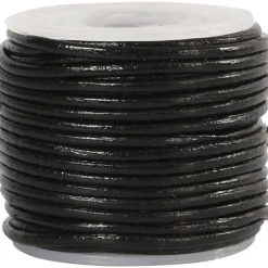 Nahkanauha 1mm/10m musta